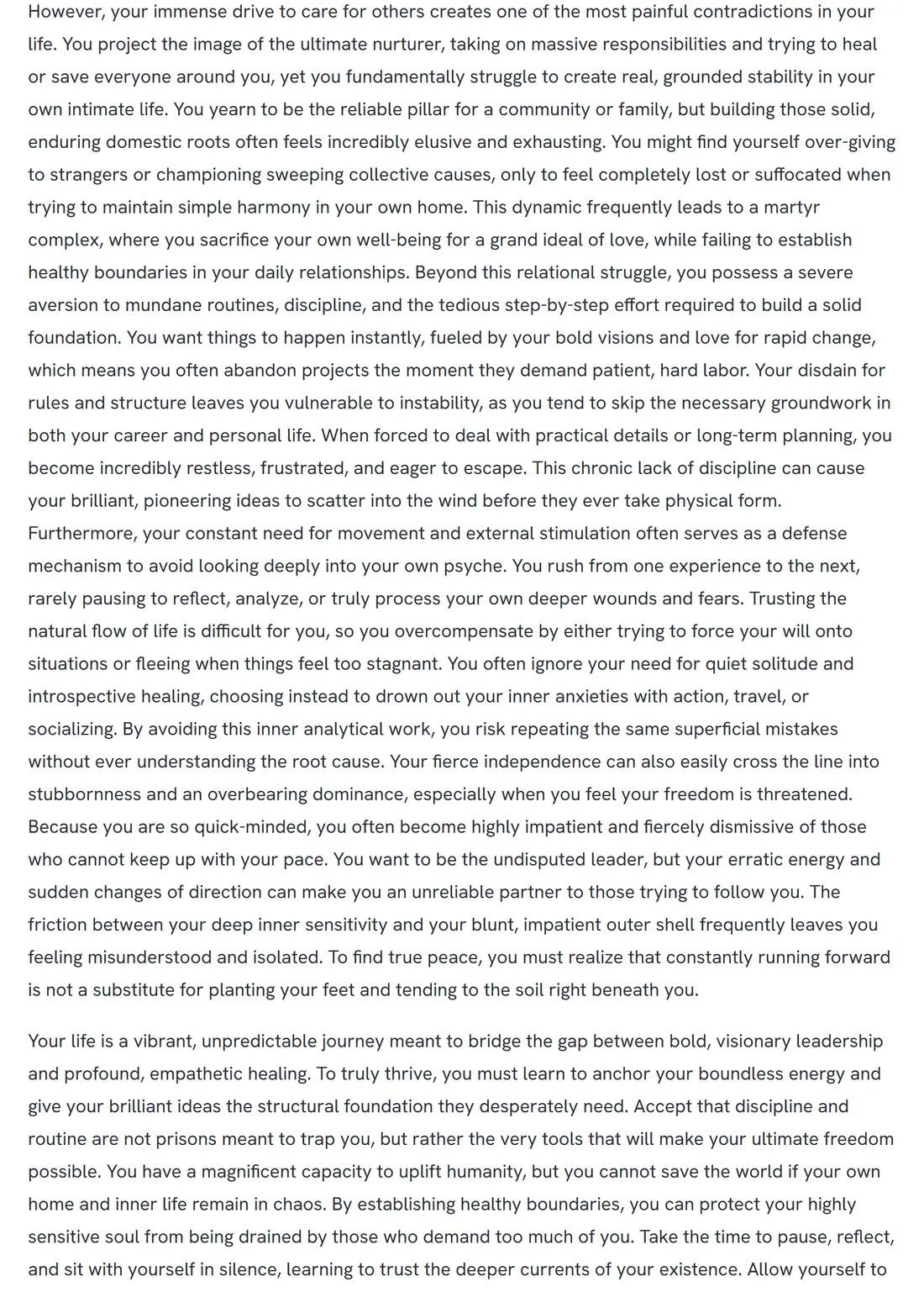 Opus Pro sample reading, page 2 of 11